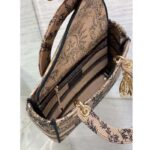 Dior Women CD Medium Lady D-Lite Bag Beige Black Toile De Jouy Soleil - immagine 7