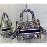 Dior Women CD Medium Lady D-Lite Bag Blue Toile De Jouy - Bild 3