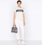 Dior Women CD Medium Lady D-Lite Bag Blue Toile De Jouy Reverse - Image 11