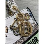 Dior Women CD Medium Lady D-Lite Bag White Multicolor Toile De Jouy Mexico – Image 9