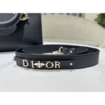 Dior Women CD Medium Lady D-Sire My ABCDior Bag Black Bull Leather - Image 9
