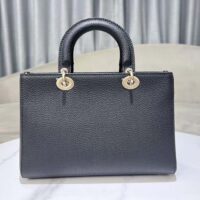 Dior Women CD Medium Lady D-Sire My ABCDior Bag Black Bull Leather (2)