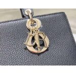 Dior Women CD Medium Lady D-Sire My ABCDior Bag Black Bull Leather - Image 8