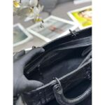 Dior Women CD Medium Lady D-Sire My ABCDior Bag Black Macrocannage Crinkled Calfskin – Bild 9