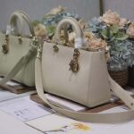 Dior Women CD Medium Lady D-Sire My ABCDior Bag Powder Beige Bull Leather – Image 6