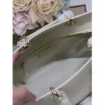 Dior Women CD Medium Lady D-Sire My ABCDior Bag Powder Beige Bull Leather – Image 10