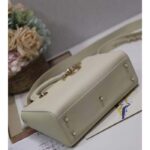 Dior Women CD Medium Lady D-Sire My ABCDior Bag Powder Beige Bull Leather – Image 8
