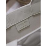 Dior Women CD Mini Dior Book Tote Latte Macrocannage Calfskin – Bild 10