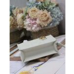 Dior Women CD Mini Dior Book Tote Latte Macrocannage Calfskin – Bild 7