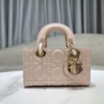 Dior Women CD Mini Dior Book Tote Trench Beige Macrocannage Calfskin - Bild 2