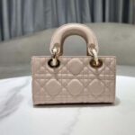 Dior Women CD Mini Dior Book Tote Trench Beige Macrocannage Calfskin - Bild 3