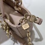 Dior Women CD Mini Dior Book Tote Trench Beige Macrocannage Calfskin - Bild 8