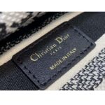 Dior Women CD Mini Lady D-Lite Bag Black White Houndstooth Embroidery - Imagen 10