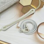 Dior Women CD Mini Lady Dior Bag Latte Cannage Calfskin Diamond – Image 10