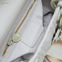 Dior Women CD Mini Lady Dior Bag Latte Cannage Calfskin Diamond (10)