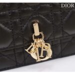 Dior Women CD My Dior Mini Bag Black Cannage Lambskin - Imagen 7