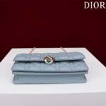 Dior Women CD My Dior Mini Bag Cloud Blue Cannage Lambskin - Image 5