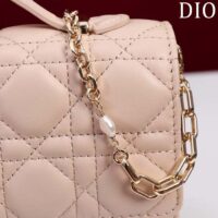 Dior Women CD My Dior Mini Bag Powder Pink Cannage Lambskin (8)