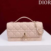 Dior Women CD My Dior Mini Bag Powder Pink Cannage Lambskin (8)