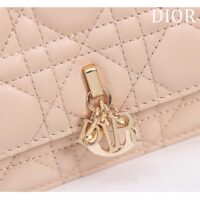 Dior Women CD My Dior Mini Bag Powder Pink Cannage Lambskin (8)