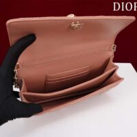 Dior Women CD My Dior Mini Bag Rose Des Vents Cannage Lambskin (4)