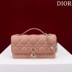 Dior Women CD My Dior Mini Bag Rose Des Vents Cannage Lambskin - Image 2