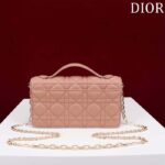 Dior Women CD My Dior Mini Bag Rose Des Vents Cannage Lambskin - Image 3