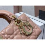 Dior Women CD Small Lady D-Joy Bag Powder Pink Cannage Lambskin - immagine 9