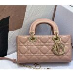 Dior Women CD Small Lady D-Joy Bag Powder Pink Cannage Lambskin - immagine 3