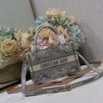 Dior Women Mini Dior Book Tote Strap Gray Toile De Jouy Reverse Embroidery - Imagen 3