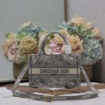 Dior Women Mini Dior Book Tote Strap Gray Toile De Jouy Reverse Embroidery - Imagen 2