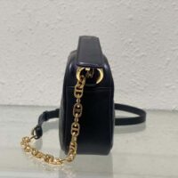 Dior Women Small Dior Caro Top Handle Camera Bag Black Macrocannage Calfskin (2)