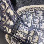 Dior Unisex Small Diorcamp Bag Blue Dior Oblique Embroidery - Bild 9