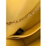 Fendi Women FF Wallet On Chain Baguette Yellow Nappa Leather Wallet - Image 13