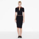 Gucci GG Women Cotton Lace Skirt Web Low Waist Mid-Length - Bild 8