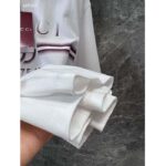 Gucci Men GG Cotton Jersey T-Shirt Gucci Print Red White Crewneck Short Sleeves - Image 9