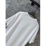 Gucci Men GG Cotton Jersey T-Shirt Gucci Print Red White Crewneck Short Sleeves - Image 5