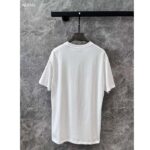 Gucci Men GG Cotton Jersey T-Shirt Gucci Print Red White Crewneck Short Sleeves - Image 3