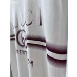 Gucci Men GG Cotton Jersey T-Shirt Gucci Print Red White Crewneck Short Sleeves - Image 6