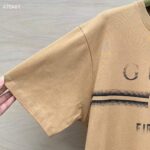 Gucci Men GG Cotton Jersey T-Shirt Print Beige Crewneck Short Sleeves - Image 8
