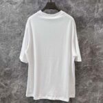 Gucci Men GG Cotton Jersey T-Shirt Print White Crewneck Short Sleeves Oversize Fit - Image 3