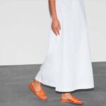 Gucci Unisex GG Interlocking G Slide Sandal Orange Rubber Flat - immagine 10