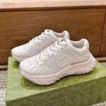 Gucci Unisex GG Riple Senaker Pale Pink Leather Interlocking G Lightweight Rubber - Bild 5