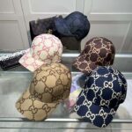 Gucci Unisex GG Ripstop Baseball Hat Dark Grey Black Cotton - Bild 6