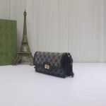 Gucci Unisex Luce Mini Shoulder Bag Beige Blue Original GG Canvas - immagine 3