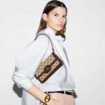 Gucci Unisex Luce Mini Shoulder Bag Beige Ebony Original GG Canvas – Bild 9