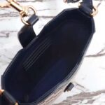 Gucci Unisex Original GG Small Bucket Shoulder Bag Beige Blue Canvas – Bild 8