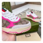 Gucci Unisex Re-Web Sneaker Beige Ebony Original GG Canvas Low Heel - immagine 9