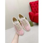 Gucci Unisex Tennis 1977 Sneaker Light Pink Canvas GG Embroideries Mid-Heel - Bild 5
