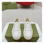 Gucci Unisex Tennis 1977 Sneaker Off White Canvas GG Embroideries Mid-Heel - Image 3